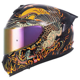 Casco Shaft Pro 610Dv Resurgimient Negro Naranja