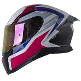 Casco Shaft Pro 612Dv Darma Blanco Perlado Fucsia