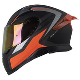 Casco Shaft Pro 612Dv Darma Gris Oscuro Naranja