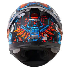 Casco Shaft Pro 612Dv Evo Faraon Negro Naranja