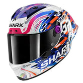 Casco Shark- Aeron Gp Réplica Zarco Morado Azul