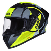 Casco Smk Stellar Faro Ma264 Negro Verde