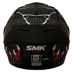 Casco Smk Stellar Ma263 Negro Rojo