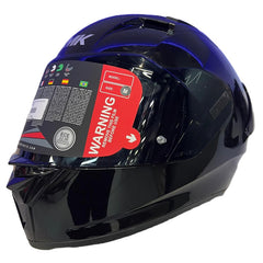 Casco Smk Stellar Solid Negro Brillante