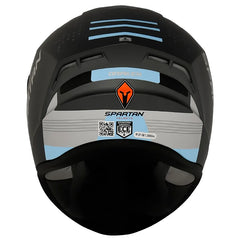 Casco Spartan Draken Creeper Gris Azul