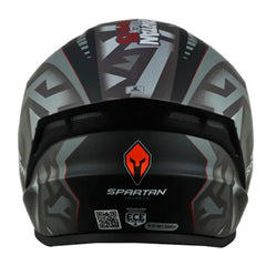 Casco Spartan Draken S Jolly Negro Gris