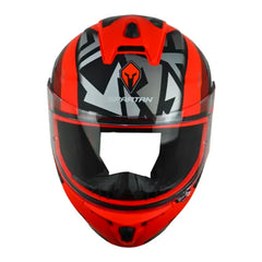 Casco Spartan Draken S Jolly Rojo Negro Gris