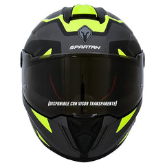 Casco Spartan Hawk First Hiviz Amarillo
