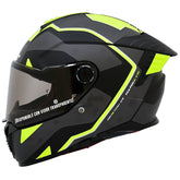 Casco Spartan Hawk First Hiviz Amarillo