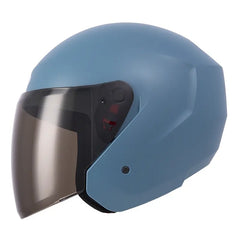 Casco Tech T10 Solid Azul Mate