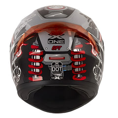 Casco X-One X-500Gt Evo Gpt Gris Rojo