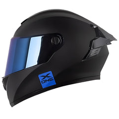 Casco X-One X-500Gt Evo Solid Negro Azul