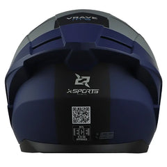 Casco XSports M75 Gris Azul
