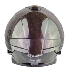 Casco Xtrong 820 Solid Camaleon Visor Dorado