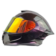 Casco Xtrong 820 Solid Camaleon Visor Dorado