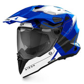 Casco Airoh Commander 2 Reveal Azul Blanco