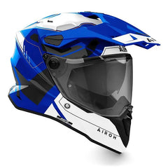 Casco Airoh Commander 2 Reveal Azul Blanco