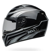 Casco Bell Qualifier Conduit Plata Negro Brillo