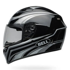 Casco Bell Qualifier Conduit Plata Negro Brillo