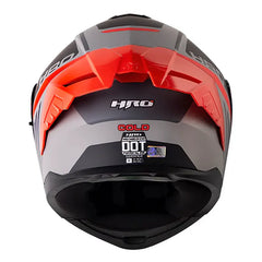Casco Hro 3480DV Cold Gris Rojo