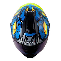 Casco Hro 3480dv Evo Agrext Azul Gris Visor Iridium Azul