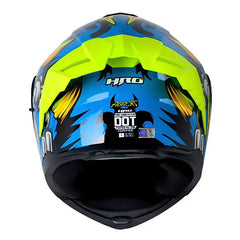 Casco Hro 3480dv Evo Agrext Azul Gris Visor Iridium Azul