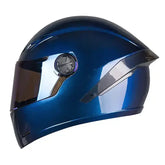 Casco Ich 501sp Solid Camaleón Azul Visor Azul