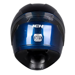Casco Ich 501sp Solid Camaleón Azul Visor Azul