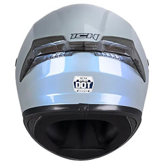 Casco Ich 503 Solid Camaleon Gris Visor Azul