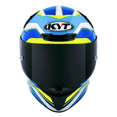 Casco Kyt Tt Revo Grand Prix Blanco Azul