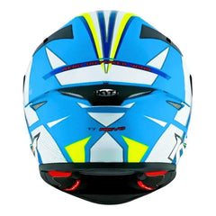 Casco Kyt Tt Revo Grand Prix Blanco Azul