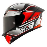 Casco Kyt Tt Revo Tourist Rojo Gris
