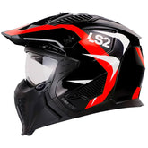 Casco Ls2 606 Drifter Triality Rojo