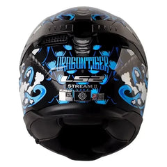 Casco Ls2 Ff808 Dragontige Negro Azul