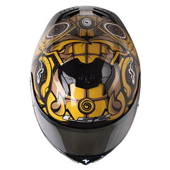 Casco Ls2 Ff808 Stream Samurai Dorado Negro