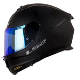 Casco Ls2 Ff808 Stream Solid Negro Mate