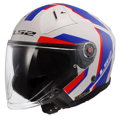 Casco Ls2 Of603 Infinity ll Focus Blanco Azul