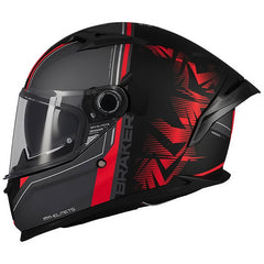 Casco Mt Braker Sv Charm B5 Negro Rojo