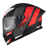 Casco Mt Braker Sv Chento Negro Mate Rojo