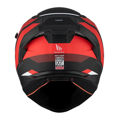 Casco Mt Braker Sv Chento Negro Mate Rojo