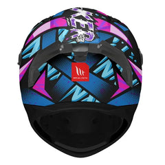 Casco Mt Braker Sv Fury Azul Rosado Brillante