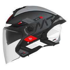 Casco Mt Cosmo Sv Silence B2 Blanco Gris