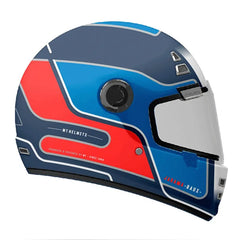 Casco Mt Jarama Baux Azul Mate Rojo