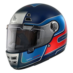 Casco Mt Jarama Baux Azul Mate Rojo