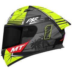 Casco Mt Plus Carb Kre+ S Xavi Fores Daytona C3 Verde Gris Negro