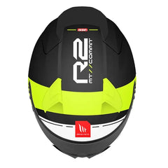 Casco Mt Revenge 2S Commit Amarillo Brillante Negro