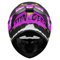 Casco Mt Stinger 2 Ardent C13 Negro Verde Fucsia