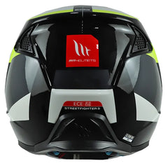 Casco Mt Streetfighter Sv S Digital B3 Gris Verde
