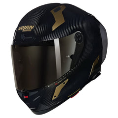 Casco Nolan X-804 Rs Ultra Carbon Aureo 330 Negro Dorado Visor Dorado
