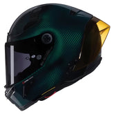 Casco Nolan X-804 Rs Ultra Carb Liquido Camaleon Verde
